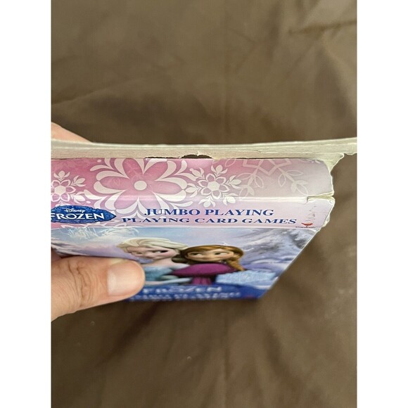 Disney FROZEN PLAYING CARDS Anna & Elsa JUMBO  Kids Childrens Card Game Deck 54 - Picture 3 of 12